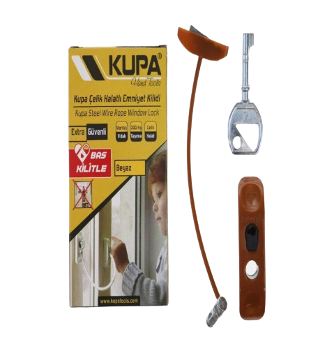 KUPA EMNİYET KİLİDİ HALATLI KAHVE